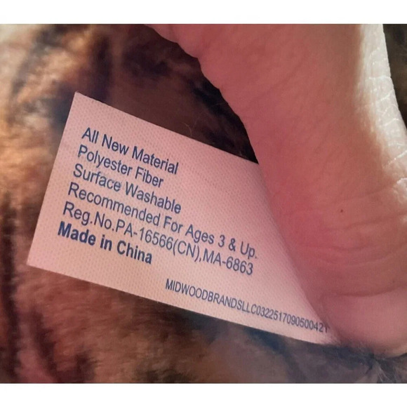 Midwood Brands Pug Dog Cheetah Hoodie Costume Plush Stuffed Animal Toy‎ 9 Inch - Picture 7 of 7